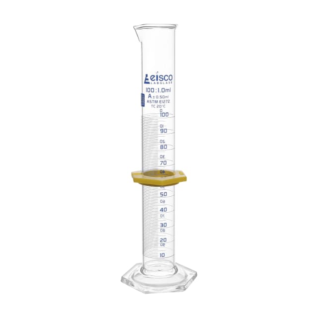 Graduated Cylinders - Glass, Class-A with Double Metric Scale, Capacity 5ml