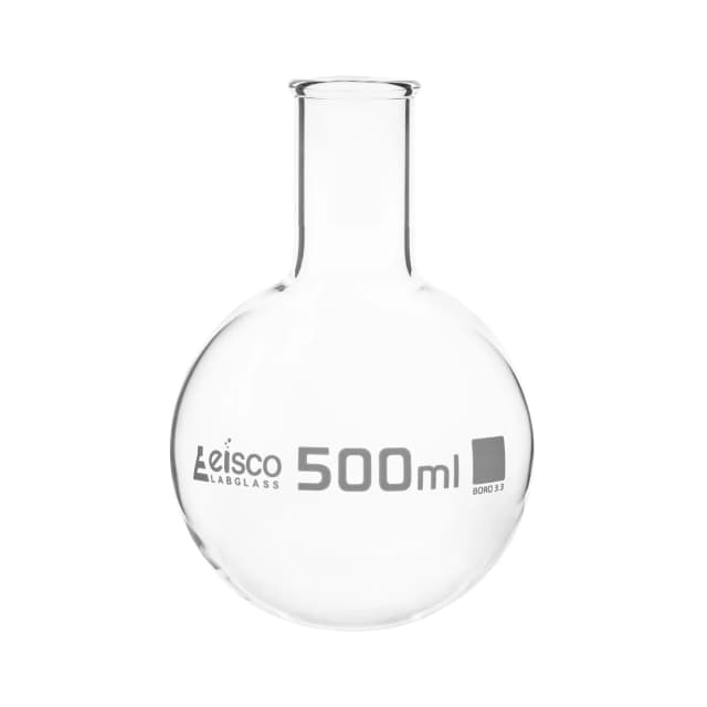 Flasks - Boiling Round Bottom with Short Neck,ASTM,Capacity 500ml