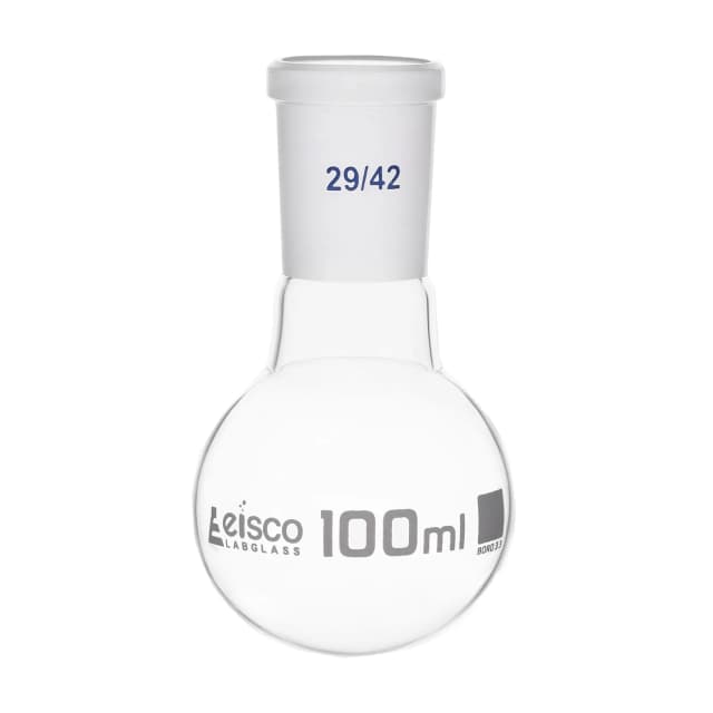 Flasks - Boiling Round Bottom with Short Neck and Interchangeable Joint, Capacity 100ml,29/42
