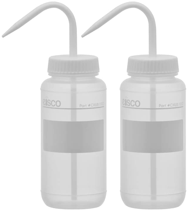 Premium Wash Bottles - Wide Neck, No Label,Capacity 500ml