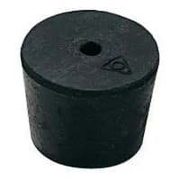 STOPPER, RUBBER 1 HOLE #4 PK/6