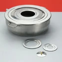 STEAMBATH, CIRCULAR 5-RING 8 IN