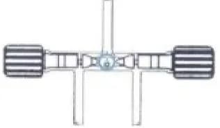 LLAVE PARA VACIO DE UN PASO RECTO 3 PASOS