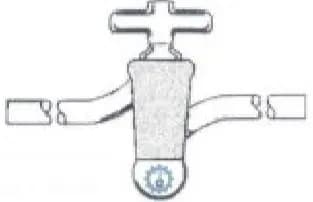 LLAVE PARA VACIO DE UN PASO CON SELLO DE VACIO