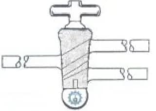 LLAVE DE PASO "Y" HUECA