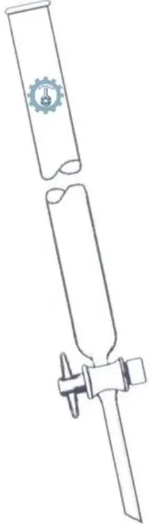 COLUMNA SENCILLA CON LLAVE DE PASO DE TEFLON