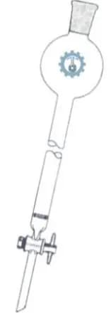 COLUMNA CON BULBO Y LLAVE DE TEFLON C/FILTRO