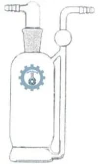 FRASCO LAVADOR DE GASES