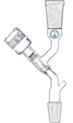 ADAPTADOR CON LLAVE DE VACIO 2 JUNTAS HEMBRA Y MACHO