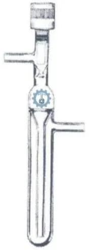 BULBO MONITOR DE FLUJO DE GAS, CON LLAVE PARA REGULAR FLUJO