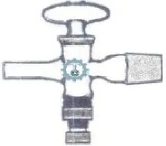 ADAPTADOR RECTO CON JUNTA CONICA A LLAVE DE VIDRIO