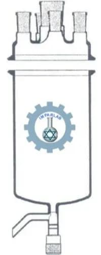 JARRA DE ADICCION CILINDRICA CON LLAVE DE DESCARGA