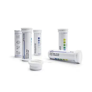 Test Sulfitos Método colorimétrico con tiras de ensayo 10 - 40 - 80 - 180 - 400 mg/l SO₃²⁻ MQuant® Caja con 100 tests