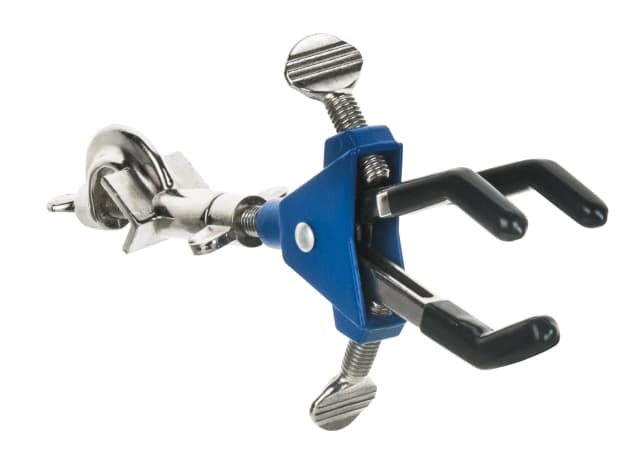 Premium Clamp-Three Prong vinyl coated with boss Head
