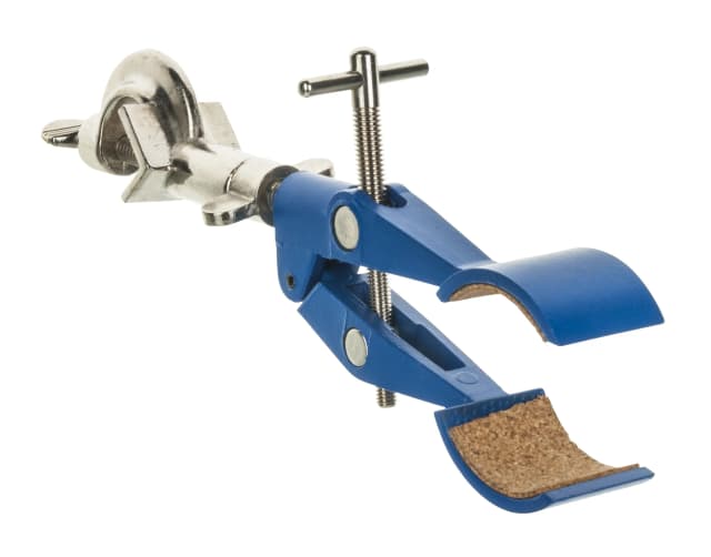 Premium Clamp-Two Prong Corcked Lined with Boss Head