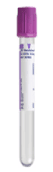 Tubo K2EDTA PLH 13x100 mm, 6.0 mL, Etiqueta Plástica Lavanda, 1000 piezas