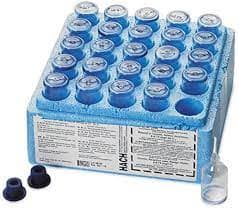 Accuvac para ozono, LR, de 0,01 a 0,25 mg/L de O₃ Hach